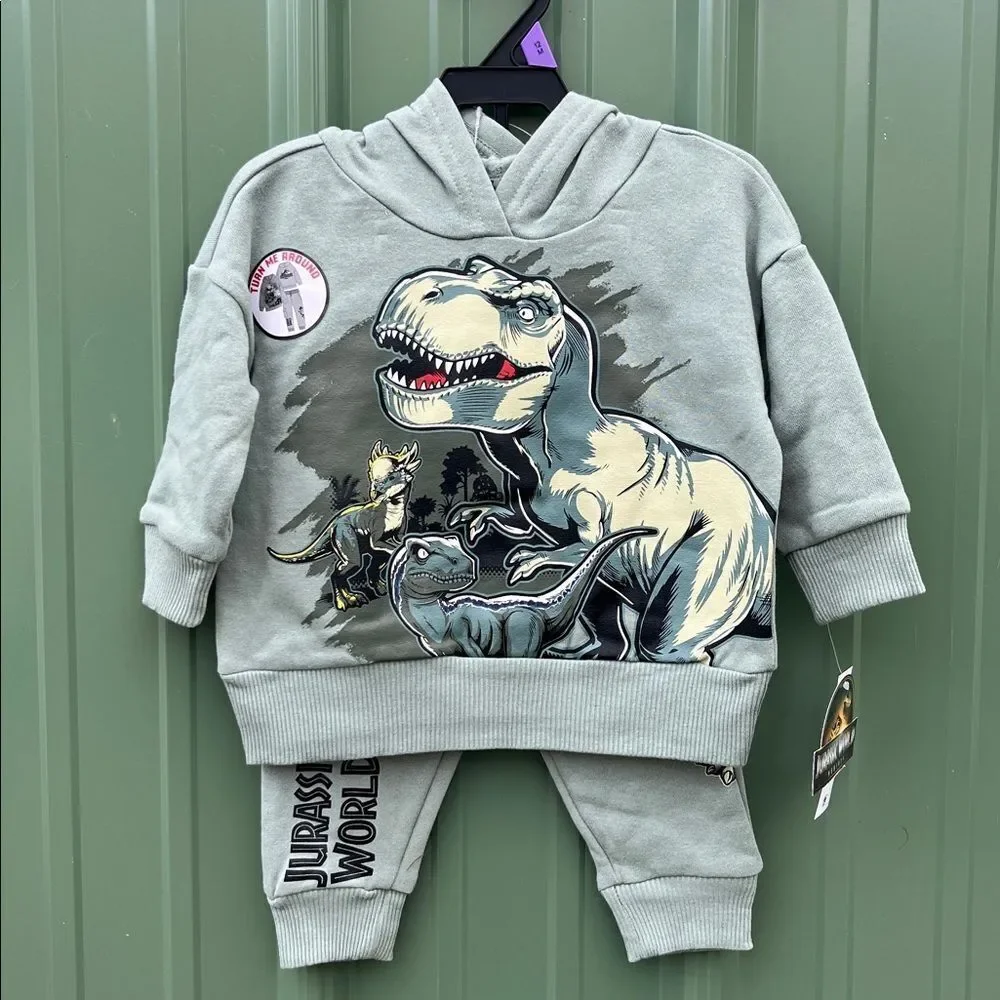 Graphic Hoodies & Pants 4, 2-Piece Sets & Button Down Shirt & Jeans Size 12M